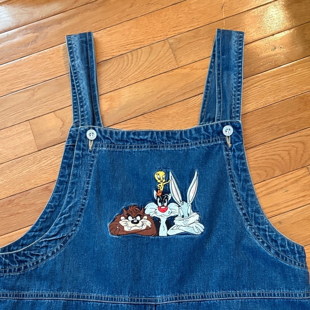 Warner Bros. Embroidered Blue Maxi Dress - Picture 2 of 10